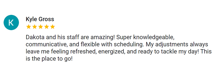 Chiropractic Cottage Grove MN Kevin Testimonial